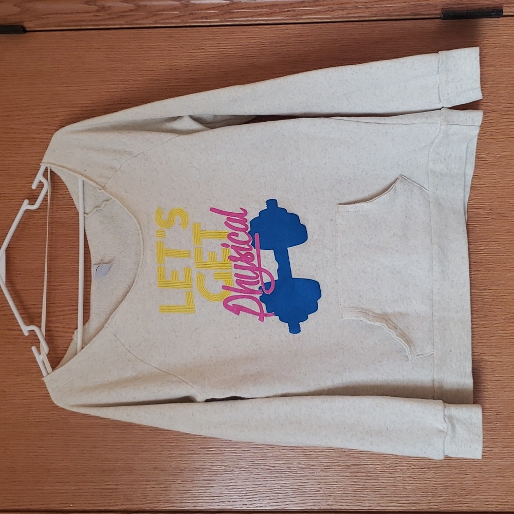 Alternative Earth 80's inspired "Let's Get Physical" Sweatshirt